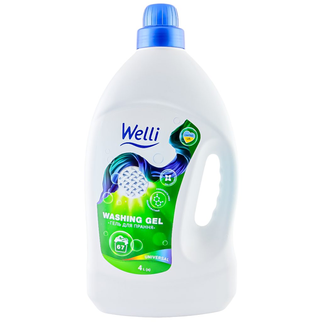 гель для прання Welli Universal 4 л у білій каністрі